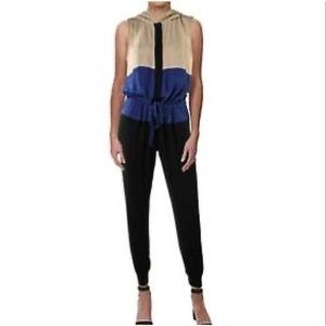 RACHEL Rachel Roy Color-block Jumpsuit, Size M